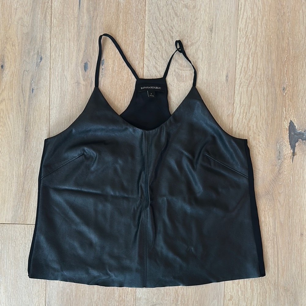 Banana Republic Black Spaghetti Strap Top